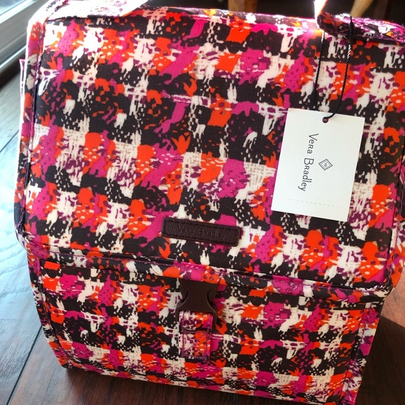 Vera Bradley Houndstooth Tweed Lunch Sack - Picture 3 of 8